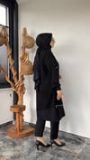 Bambu Kumaş Fermuar Detaylı Tunik -Siyah