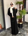 Ceket Görünümlü İki İplik Ve Kanvas Kombinli Elbise