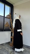 File Kumaş İkili Elbise -Beyaz