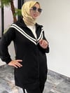 İki İplik Kumaş Adds Kombinli Takım -Siyah