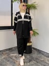 İki İplik Kumaş Adds Kombinli Takım -Siyah