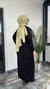 Sandy Kumaş Etekli Takım -Siyah