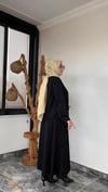 Tensel Cupra Kumaş Ceketlİ Etekli Takım -Siyah