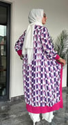 Zara Krep Kumaş Desenli Kimono Ceket
