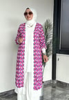 Zara Krep Kumaş Desenli Kimono Ceket