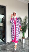Zara Krep Kumaş Desenli Kimono Ceket