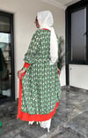 Zara Krep Kumaş Desenli Kimono Ceket