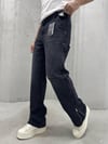 Baggy Paça Fermuar Siyah