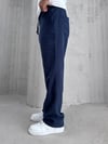 Gabardin Kumaş Pantolon Lacivert
