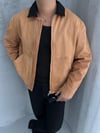 Oversize İçi Kapitone Kot Ceket Tarçın