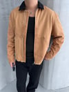 Oversize İçi Kapitone Kot Ceket Tarçın
