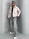 Oversize Kaşe Ceket Krem