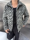 Zebra Desen Kürk Ceket