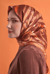 Armine Jakarlı İpek Eşarp 9607D 02