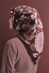 Armine Jakarlı İpek Eşarp 9608D 50