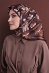 Armine Jakarlı İpek Eşarp 9608D 50