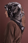 Armine Jakarlı İpek Eşarp 9608D 57