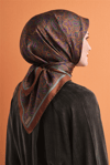 Armine Saf İpek Sura  Eşarp 9609D 04