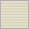 Çok Renkli Klasik Desen %100 Twill İpek Eşarp 4328 - 83