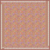 Oranj Etnik Desen %100 Twill İpek Eşarp 4314 - 31