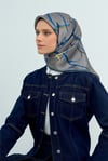 Saf İpek Twill Eşarp 9517D 50