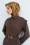 Saf İpek Twill Eşarp 9531D 80