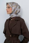 Saf İpek Twill Eşarp 9531D 87