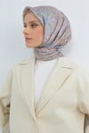 Saf İpek Twill Eşarp 9540D 33
