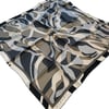 Sisley Sura Saf İpek Eşarp Vizon Geometrik Desen 2035