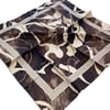 Sisley Twill Saf İpek Eşarp Kahverengi 2031