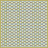 Yeşil Geometrik Desen %100 Twill İpek Eşarp 4302 - 52
