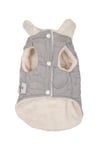 Kedi Köpek Kıyafeti & Elbisesi Köpek Yeleği Puffer Vest Gri