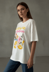 Baskı Detaylı T-shirt Ekru