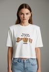 Nakış Detaylı T-shirt Ekru