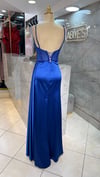 İP ASKILI SATEN BONCUK İŞLEMELİ ARKASI BRİTLİ