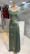 ÜST BEDEN KORSELİ SADE SATEN