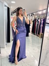 ÜZERİ BONCUKLU SATEN ABİYEABİYES - CENNET GÜL KAHVECİ