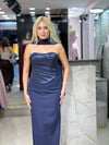 ÜZERİ TAFTA ETEĞİ KREP FLARLI