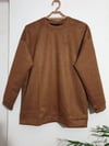 Çok Bol Oversize Bol Kesim Süet Sweat Pantolon ikili Takım