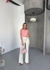 Fitilli Fiyonklu Askılı Crop Atlet Bluz
