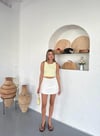 Fitilli Fiyonklu Askılı Crop Atlet Bluz