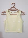 Fitilli Fiyonklu Askılı Crop Atlet Bluz