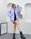 Oversize Bol Kesim Uzun Salaş Mont