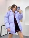 Oversize Bol Kesim Uzun Salaş Mont