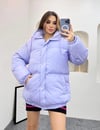 Oversize Bol Kesim Uzun Salaş Mont