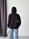 Rahat Kesim Bisiklet Yaka Sweatshirt