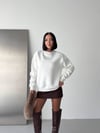 Rahat Kesim Bisiklet Yaka Sweatshirt