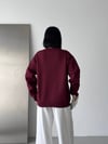 Rahat Kesim Bisiklet Yaka Sweatshirt