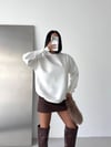 Rahat Kesim Bisiklet Yaka Sweatshirt