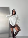 Rahat Kesim Bisiklet Yaka Sweatshirt